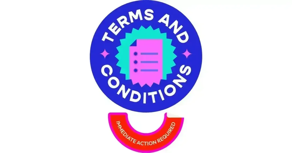 approval and terms and conditions